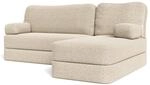 Masseno Schaumstoff-Ecksofas SABI mit Schlaffunktion, Modulares Schlafsofa aus