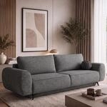BEAUTY SOFA Schlafsofa VITO 256 cm mit Schlaffunktion 200x144 cm, Bettkasten,