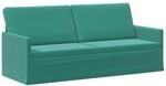 vidaXL 3-Sitzer Sofa T&uuml;rkis 190 x 81 x 82 cm Samt (V)