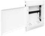 LEGRAND, Practibox S Multimedia, Unterputzverteiler mit T&uuml;r, Netzwerkschrank, 2x12