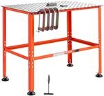 VEVOR Schwei&szlig;tisch 91x61cm 363kg Belastbare Schwei&szlig;werkbank mit Lochraster 