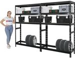 PROREGAL Mega Deal | 2x Reifenregal Tiger | HxBxT 180x120x40 cm | bis zu 6...