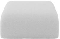 ALTDECOR Pouf Wohnzimmer Sitzhocker MIRA-PUF 91x89x40 Hellgrau | Sitzsack Cord