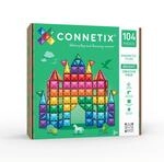 CONNETIX Magnetische Bausteine Knallbunt Kreativpaket, 104 St&uuml;ck | Erschaffe...
