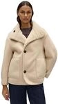 OPUS Wendejacke Damen | Shearling-Optik, Samtige Oberfl&auml;che, Eingrifftaschen