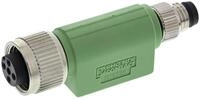 PHOENIX CONTACT SAC-4P-M 8MS-M12FS Adapter, 4-Polig, Stecker Gerade M8, A...
