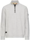 camel active Herren Sweatshirt mit Troyerkragen | Pullover mit Stehkragen und