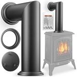 KESSER&reg; Ofenrohr f&uuml;r Elektrokamine, Kamin-Schornstein-Nachbildung,mit