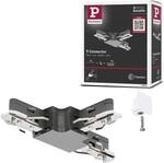 Paulmann URail T-Verbinder Titanium 230V | T-Verbinder f&uuml;r URail Schienensystem,