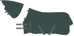 Imperial Riding Outdoordecke Basic 400g, abnehmbares Halsteil, Winterdecke,