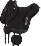 Equinate Reitpad Newfield aus synthetischem Wildleder Pferd Schwarz - Bareback...