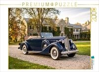 Puzzle &middot; Packard Twelve Coupe-Roadster (USA, 1937) vor einem | herrschaftlichen