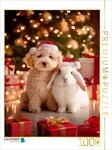 Puzzle &middot; Welpe und Kaninchen - Weihnachtsengel | Tierisch beste Freunde &middot; 1000