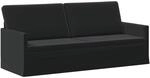 vidaXL 3-Sitzer Sofa Schwarz 190 x 81 x 82 cm Samt (V)
