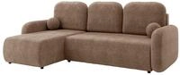 Mirjan24 Ecksofa Gizefa mit Schlaffunktion und Bettkasten (Crem 18) |...
