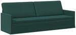vidaXL 3-Sitzer Sofa Dunkelgr&uuml;n 220 x 81 x 82 cm Stoff