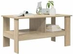 vidaXL Couchtisch Sonoma-Eiche 90 x 50 x 45 cm Holzwerkstoff
