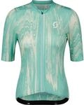 Scott Unlimited SL Damen Fahrrad Trikot kurz Miami gr&uuml;n/wei&szlig; 2025: Gr&ouml;&szlig;e: M