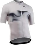 Northwave Force Evo Gravel/Rennrad Fahrradtrikot kurz grau 2026: Gr&ouml;&szlig;e: M (48)