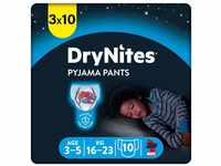 DryNites saugfähige Nachtwindeln bei Bettnässen, Für Jungen 3-5 Jahre (16-23 kg),