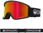 DRAGON DXT Schneebrille 2025 Black/lumalens red ion