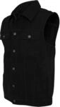 Urban Classics Herren Denim Vest &ndash; Jeansweste aus Baumwolle mit Knopfleiste,