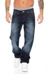 Rock Creek Jeans Herren Hose Straight Cut Gerades Bein Denim M30 | Klassische