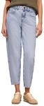 Street One Studio Damen High Waist Barrel Leg Jeans im Loose Fit 3818058
