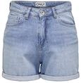 ONLY Female Jeans-Shorts ONLJOSEPHINE Hohe Taille Normal geschnitten Shorts | Denim