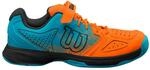 Wilson Kinder KAOS Bela K Orange Tig/Barr Reef/Bk Schuhe Allcourtschuh...