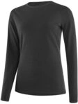 L&ouml;ffler W Shirt L/S TRANSTEX Merino schwarz | w&auml;rmeisolierung an kalten Tagen,