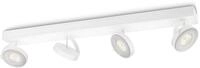 Philips myLiving Clockwork LED 4-er Spotbalken (22 W), dimmbare Leuchte mit 4