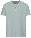 camel active Herren Henley T-Shirt mit Knopfleiste