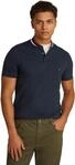 Tommy Hilfiger Herren Poloshirt Kurzarm Mao Tipped Slim Fit