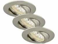Briloner Leuchten LED Einbauleuchte, dimmbar, Einbaustrahler, LED Strahler, Spots,