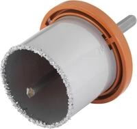 wolfcraft Bohrkrone, hartmetallbestreut I 3470000 I F&uuml;r Installationsarbeiten in