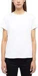 MUSTANG Damen T-Shirt ADA - Regular Fit - XS S M L XL Weiss Schwarz Baumwolle