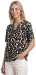 Street One Damen Blusenshirt mit Split Neck und Print