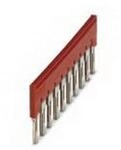 Phoenix Safe Contact Steckbr&uuml;cke FBS 10-8, 10 St&uuml;ck, 3030323, Rot, 8.2mm