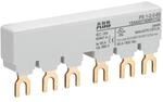 ABB PS1 Sammelschiene, 3 -phasig, 690V ac 65A, 17.5mm Raster, PS1 Reihe