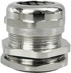 TRU Components TC-10302852 Kabelverschraubung M40 Messing (vernickelt) Metall 1...