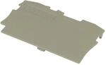 2000-1291 | WAGO END AND INTERMEDIATE PLATE, 0.7 MM THICK GRAY