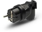 PCE 05812-s Schutzkontaktwinkelstecker Vollgummi nat IP44 schwarz Serie Taurus I
