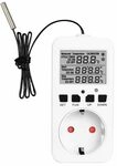 Offgridtec Temperaturregler f&uuml;r Steckdose, Digitalanzeige, Externer Sensor...