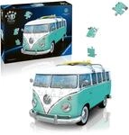Ravensburger 3D Puzzle Iconics: 12008077 Volkswagen T1 - Chrome Edition - Eine echte