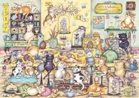 Ravensburger Puzzle 12001755 - Crazy Cats - lustiges 1000 Teile Katzen-Puzzle, f&uuml;r