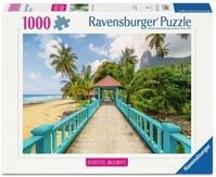 Ravensburger Puzzle 12001766 - Farbenfrohe Br&uuml;cke in Malaysia, Beautiful Walkways