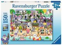 Ravensburger Kinderpuzzle 12001704 - Spa&szlig; an der Strandpromenade - Puzzle mit 150