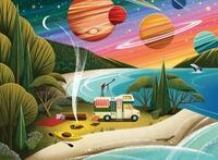 Ravensburger Puzzle 12001706 - Camping unter dem Kosmos - 500 Teile Puzzle f&uuml;r