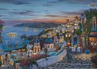 Schmidt 58647 Santorini Sonnenuntergang Puzzle, 1000 Teile | Robert Finale
